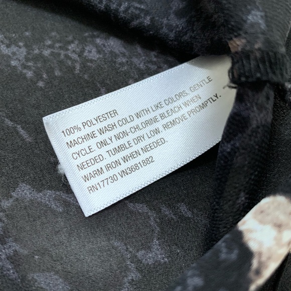 Mossimo Blouse 3/4 sleeve blouse LIKE NEW! Size XS neutral tones - Picture 5 of 5